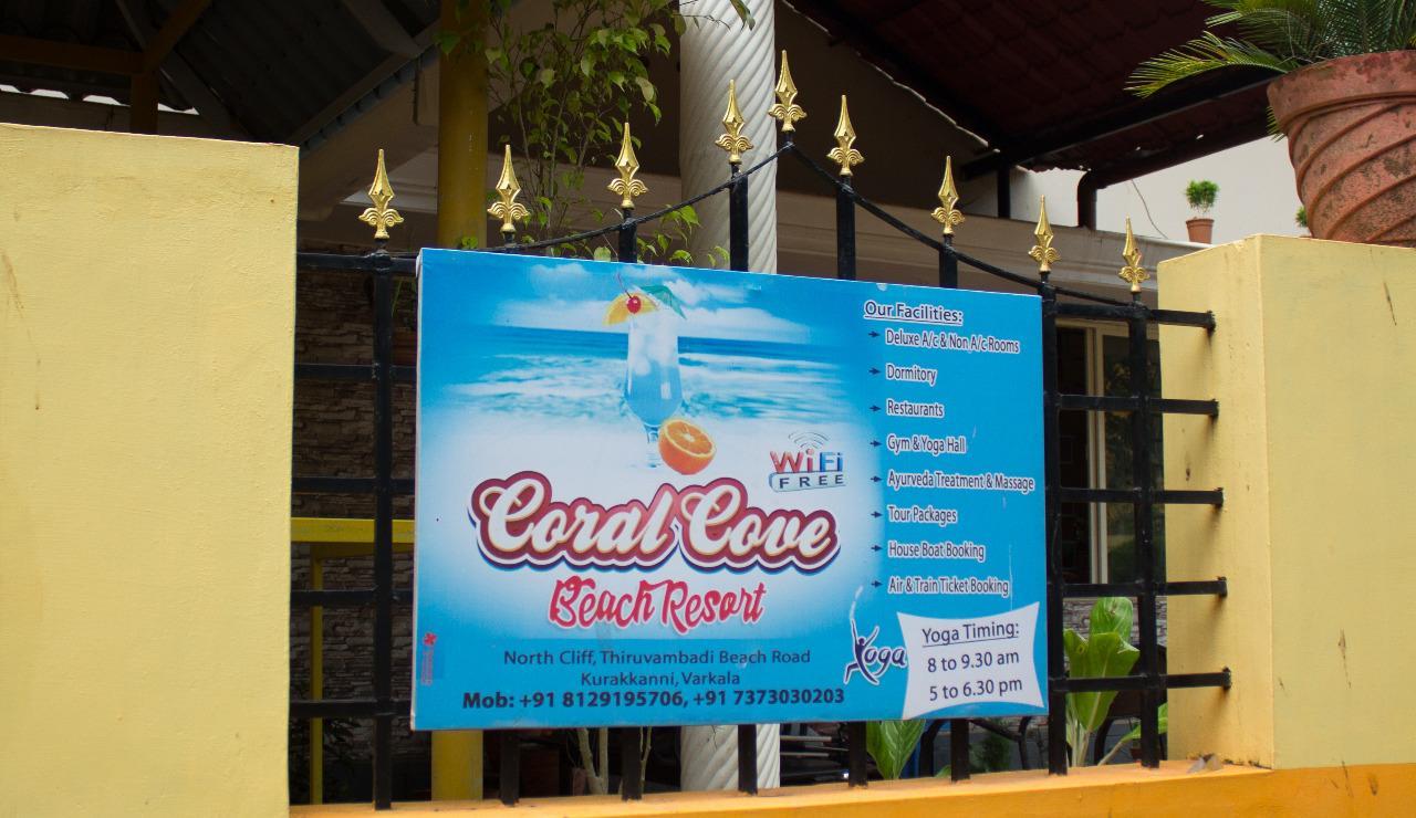 Coral Cove Beach Resort Varkala Bagian luar foto